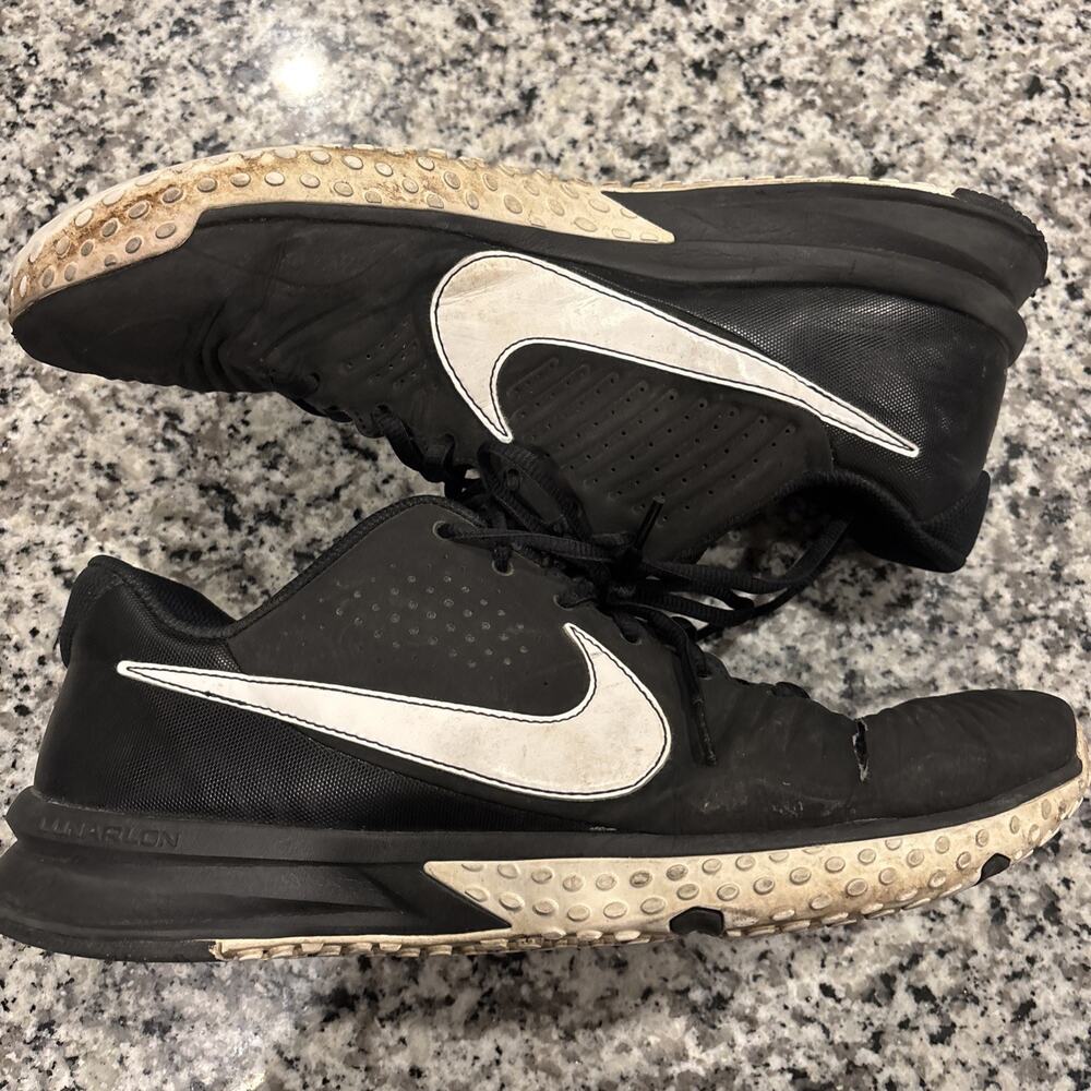 Nike Mens Alpha Huarache Varsity 3 Turf CK6208-003Black Running Shoes Sneaker 13